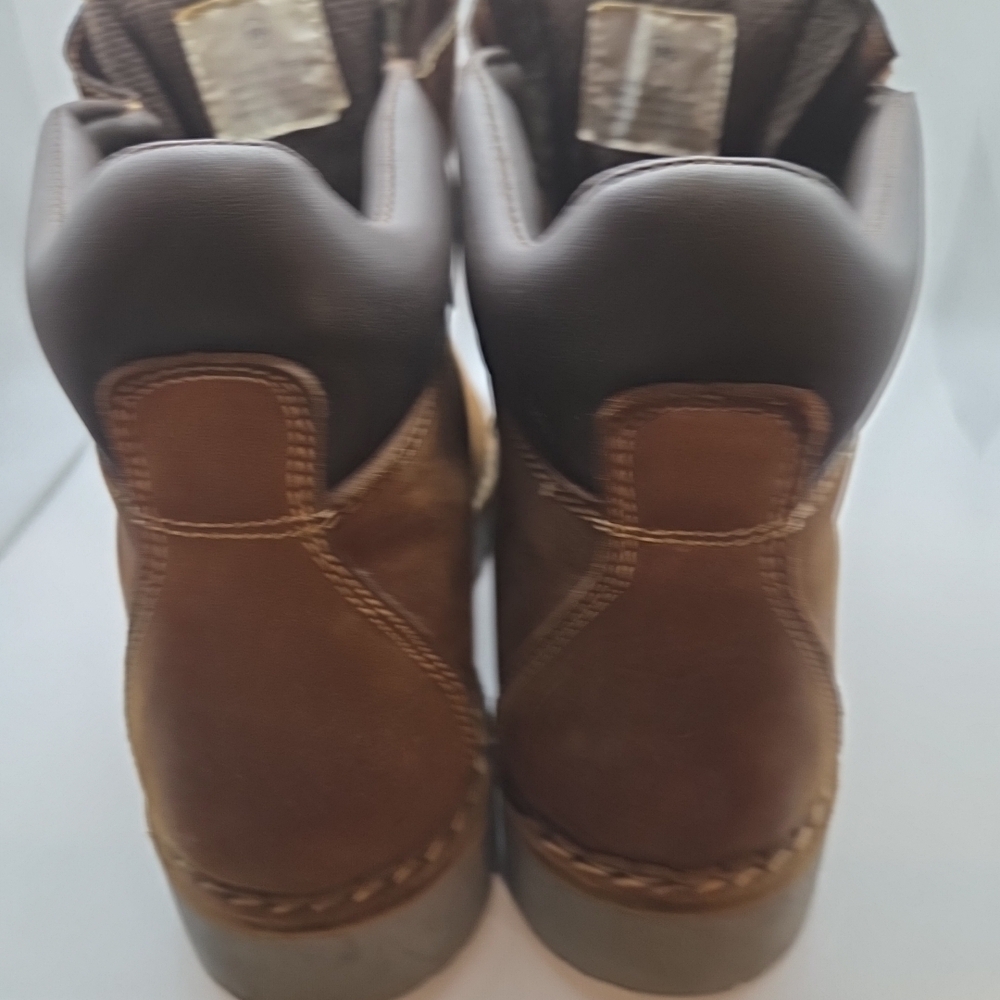 Sturdy Brown Leather‎ Men's Hiking Boots - Picture 4 of 11
